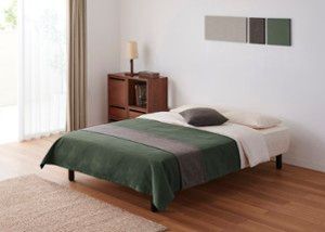 ベッドスプレッド＆スロー セット (ガーデングリーン)～～ | a.flat 風