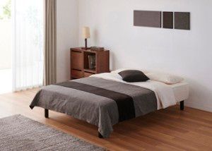 木製ブラウンベッド　カバー付き 楽天市場】【新発売】ロングセラー 人気 ベッド ベッドフレーム