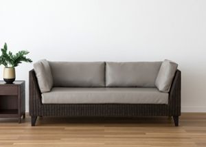 a.flat ラン・コンパクトソファオットマンラタンカバー2色