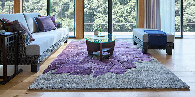 オリエンタルデザイン ラグ 紫 クリーム 楽天市場】【最大2000円クーポン】 ラグ ラグマット 約 185×185cm