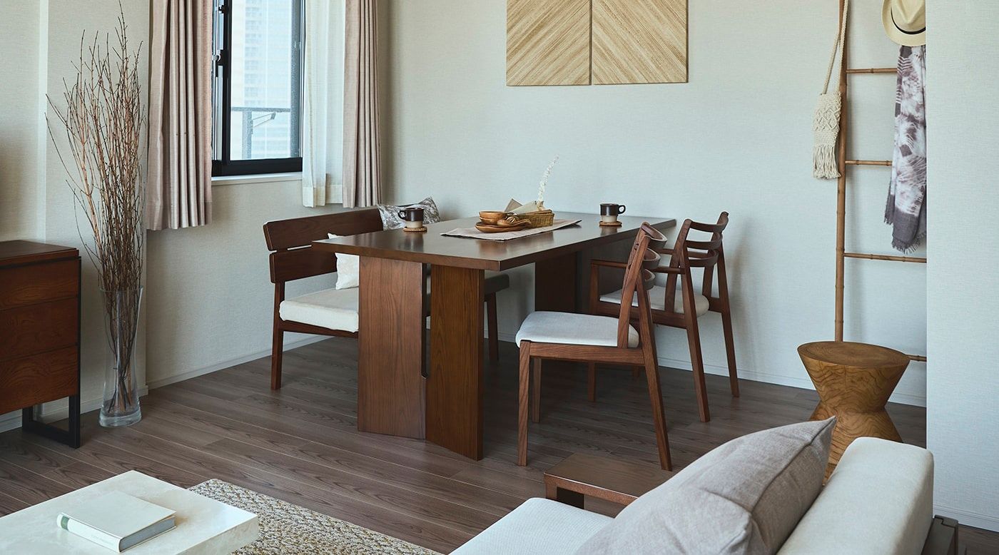 お部屋の畳数から見るダイニングテーブルの配置と大きさについて～LDK 6畳 8畳 10畳 12畳…18畳～