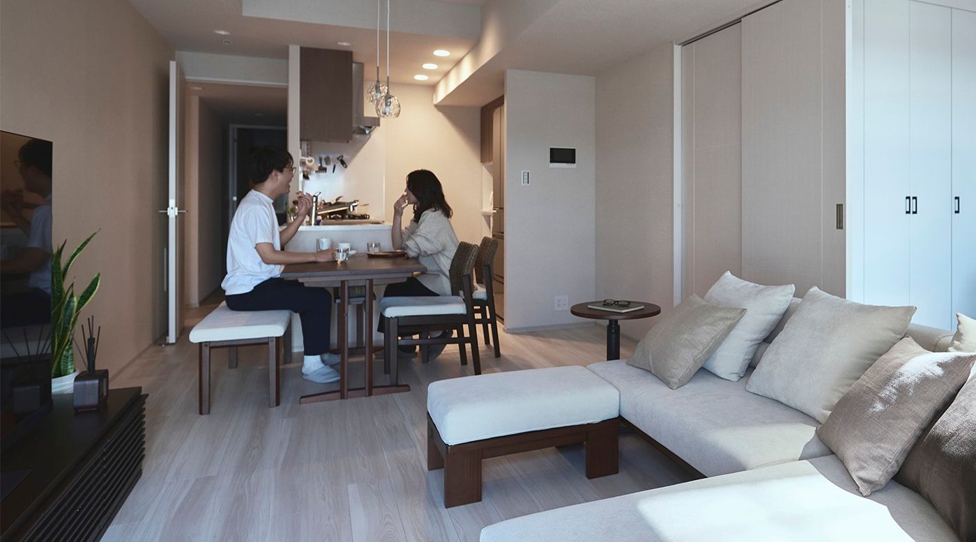 2LDKのレイアウト例・家具配置 ～二人暮らし・同棲で叶える理想のリビング・部屋～