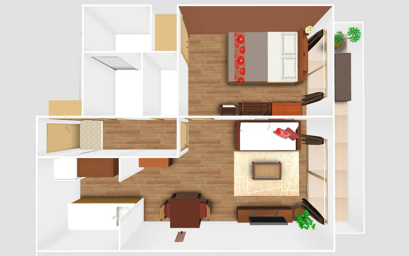 二人暮らしの部屋 1ldkの作り方 1ldkのレイアウト 家具選びを考える A Flat その暮らしに アジアの風を 目黒通り 新宿 大阪梅田 グランフロント北館