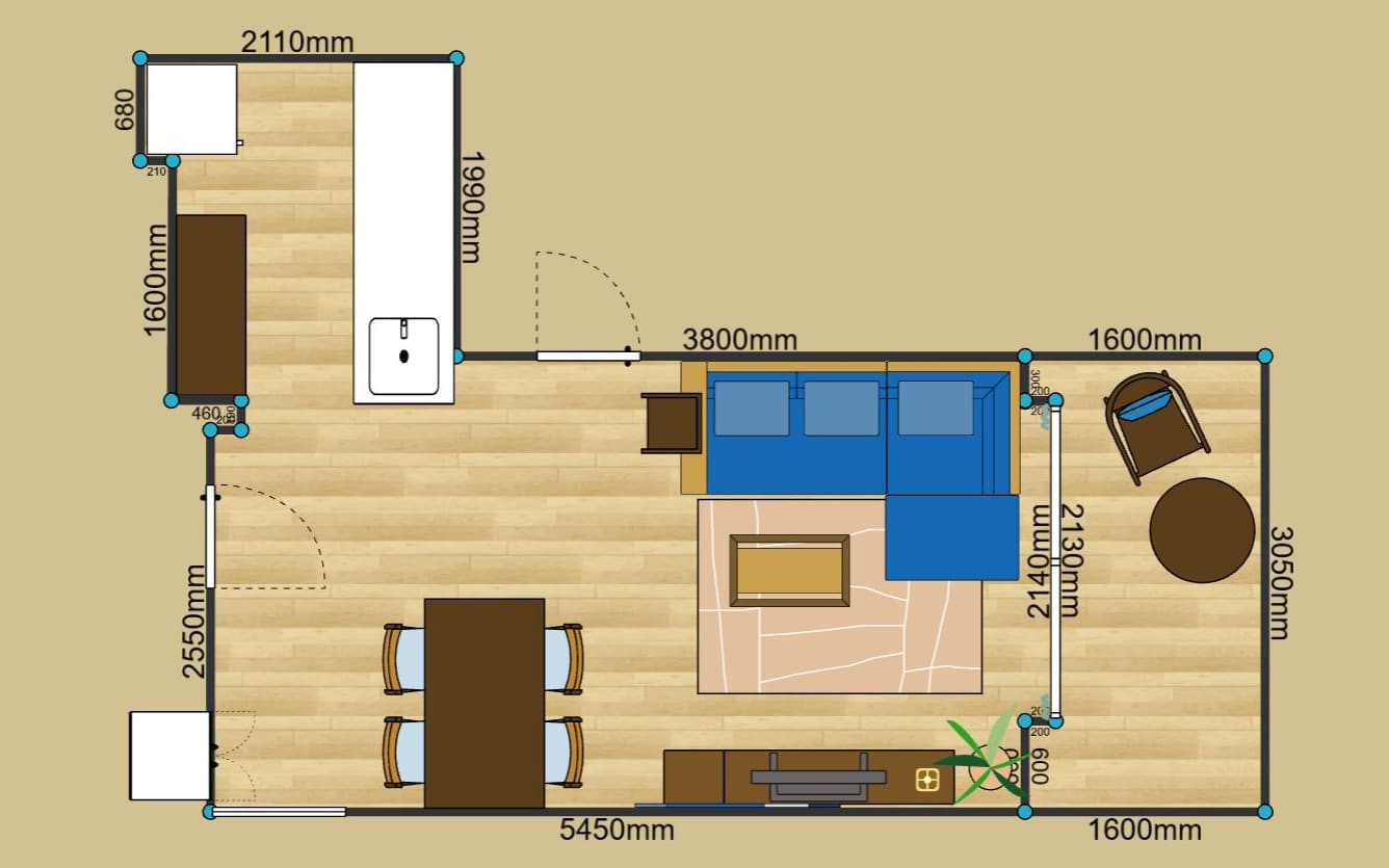 間取り図から家具の配置 レイアウトを3dシミュレーションで確認 A Flat その暮らしに アジアの風を 目黒通り 新宿 大阪梅田 グランフロント北館