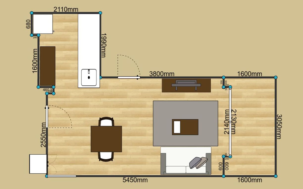 間取り図から家具の配置 レイアウトを3dシミュレーションで確認 A Flat その暮らしに アジアの風を 目黒通り 新宿 大阪梅田 グランフロント北館