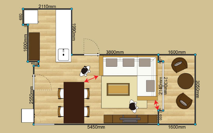 間取り図から家具の配置 レイアウトを3dシミュレーションで確認 A Flat その暮らしに アジアの風を 目黒通り 新宿 大阪梅田 グランフロント北館