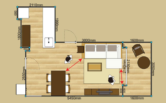 間取り図から家具の配置 レイアウトを3dシミュレーションで確認 A Flat その暮らしに アジアの風を 目黒通り 新宿 大阪梅田 グランフロント北館