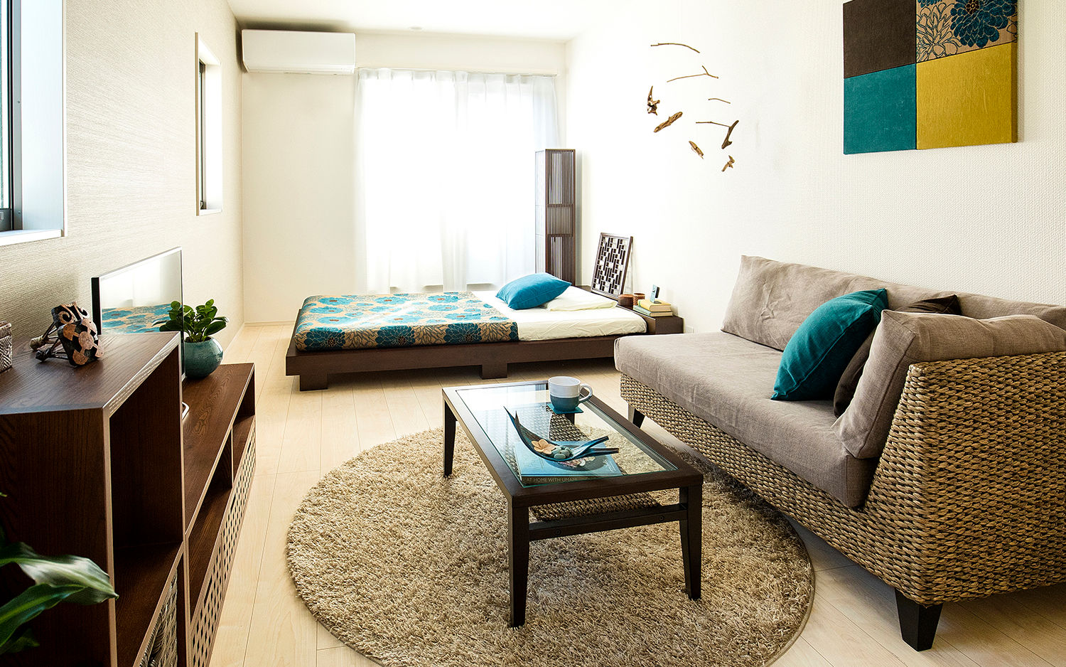 一人暮らしのインテリアコーディネート 自分好みの統一感ある部屋 ワンルーム 1ldkの作り方 A Flat その暮らしに アジアの風を 目黒通り 新宿 大阪梅田 グランフロント北館