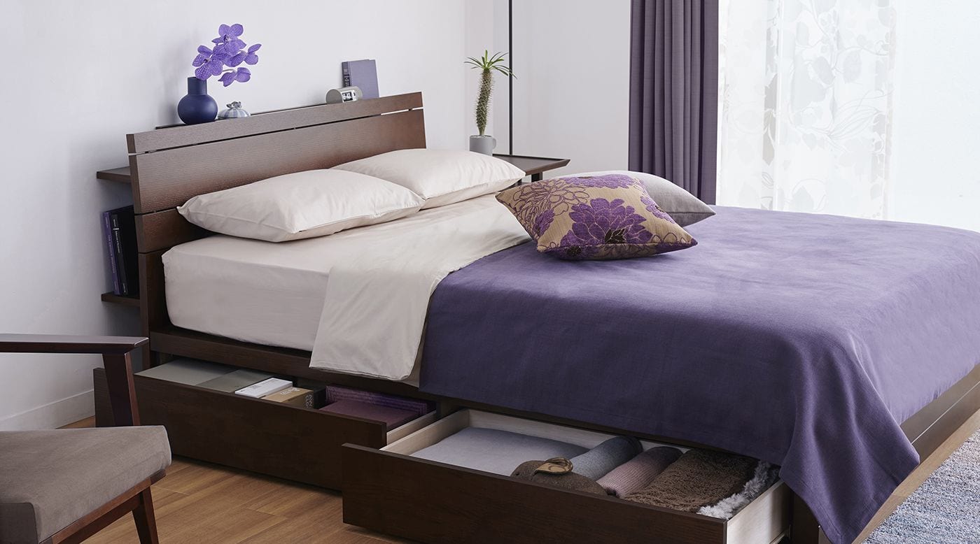 ラック・ベッド特集 -寝室をすっきりさせる収納力たっぷりのベッド