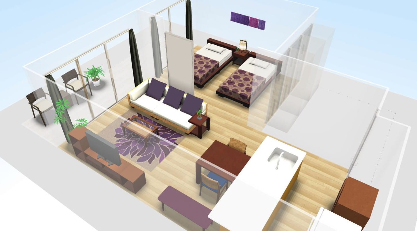 3Dシミュレーション】自分で出来るインテリアコーディネートと家具配置 | a.flat その暮らしに、アジアの風を -  目黒通り・新宿・大阪梅田(グランフロント北館) -