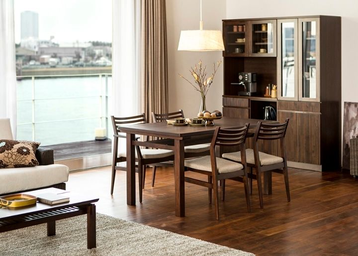 ムク・ダイニングテーブル 1450：画像1