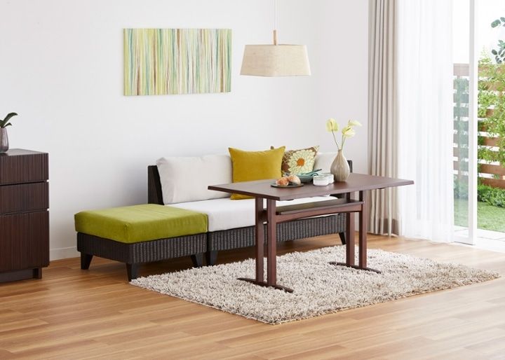 ラン・コンパクトソファ v01 セット (ラタン)：画像18