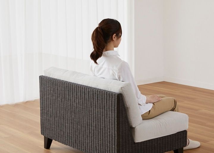 ラン・コンパクトソファ v01 セット (ラタン)：画像41