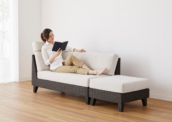 ラン・コンパクトソファ v01 セット (ラタン)：画像56