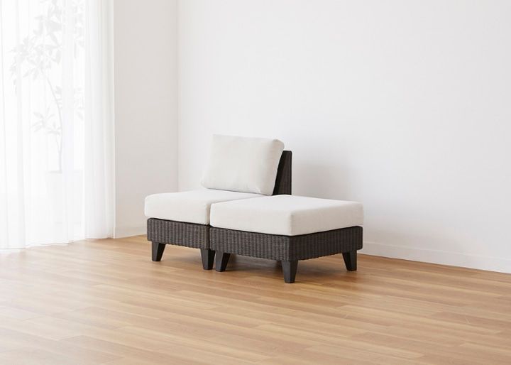 ラン・コンパクトソファ v01 セット (ラタン)：画像61