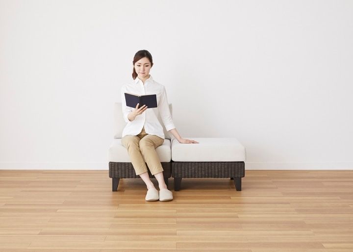 ラン・コンパクトソファ v01 セット (ラタン)：画像63