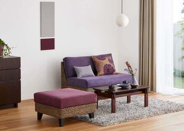 ラン・コンパクトソファ v01 セット (ヒヤシンス)：画像22