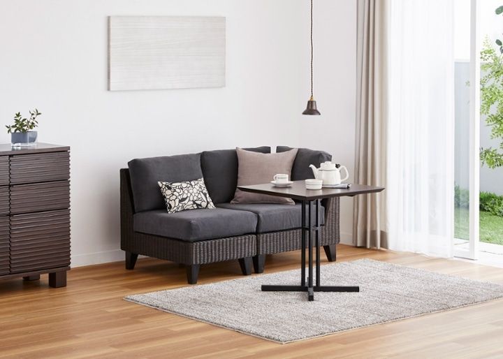 ラン・コンパクトソファ コーナー (ラタン)：画像12