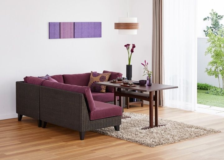 ラン・コンパクトソファ 2P 1100 ベンチ (ラタン)：画像28