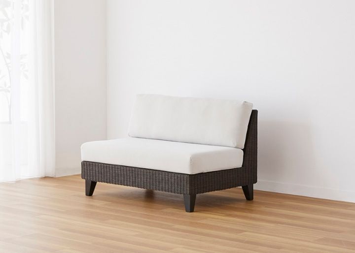 ラン・コンパクトソファ 2P 1100 ベンチ (ラタン)：画像55