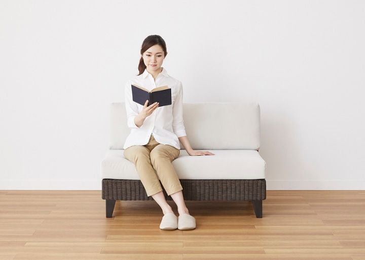 ラン・コンパクトソファ 2P 1100 ベンチ (ラタン)：画像57