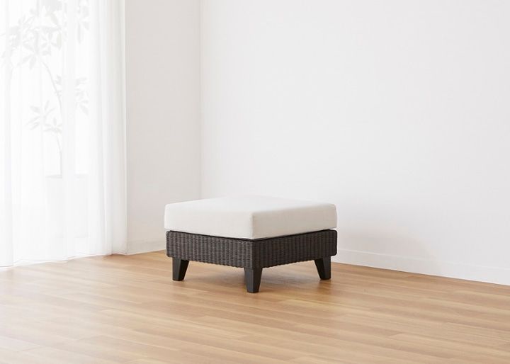 ラン・コンパクトソファ オットマン (ラタン)：画像30