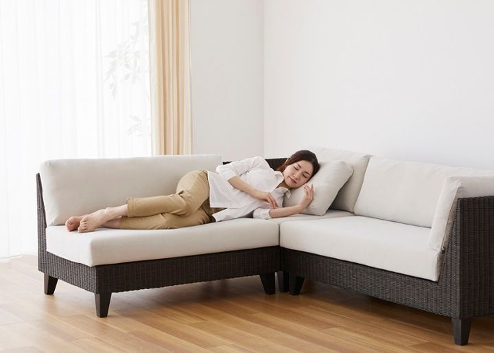 ラン・コンパクトソファ v05 コーナーセット (ラタン)：画像64