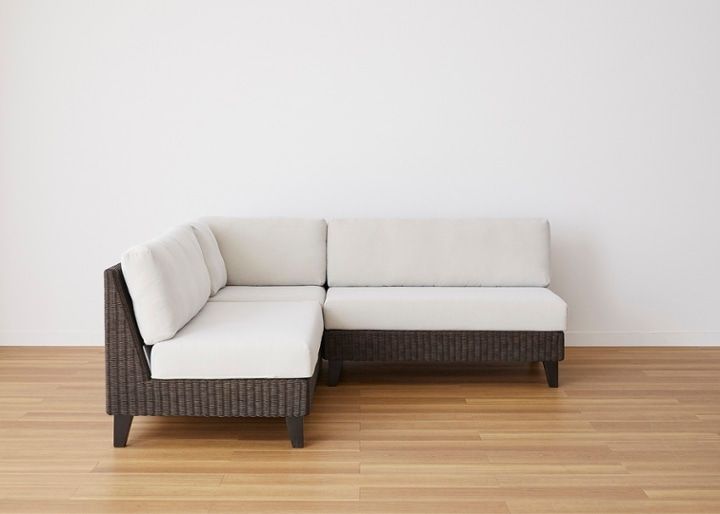 ラン・コンパクトソファ v05 コーナーセット (ラタン)：画像78