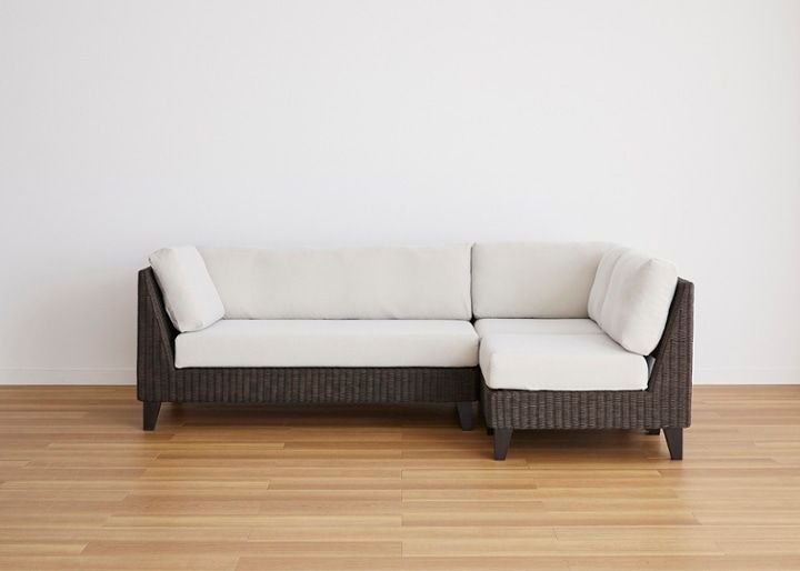 ラン・コンパクトソファ v05 コーナーセット (ラタン)：画像81