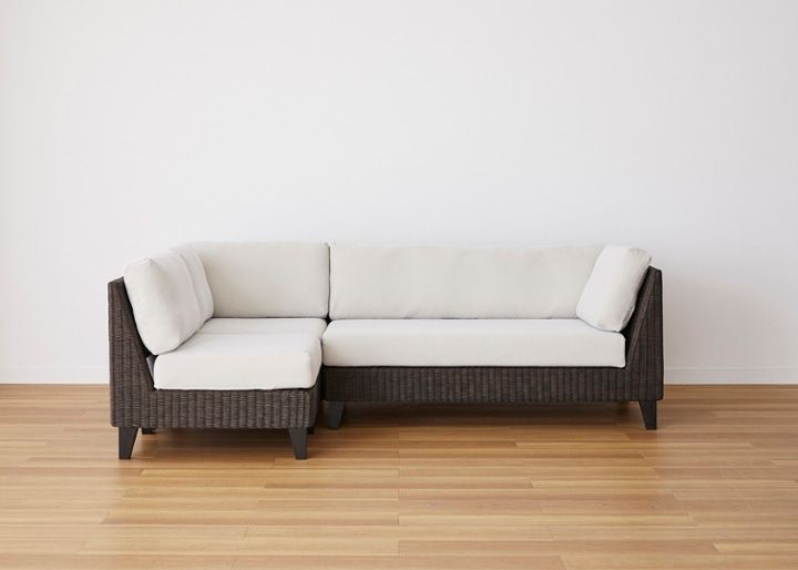 ラン・コンパクトソファ v05 コーナーセット (ラタン)：画像83