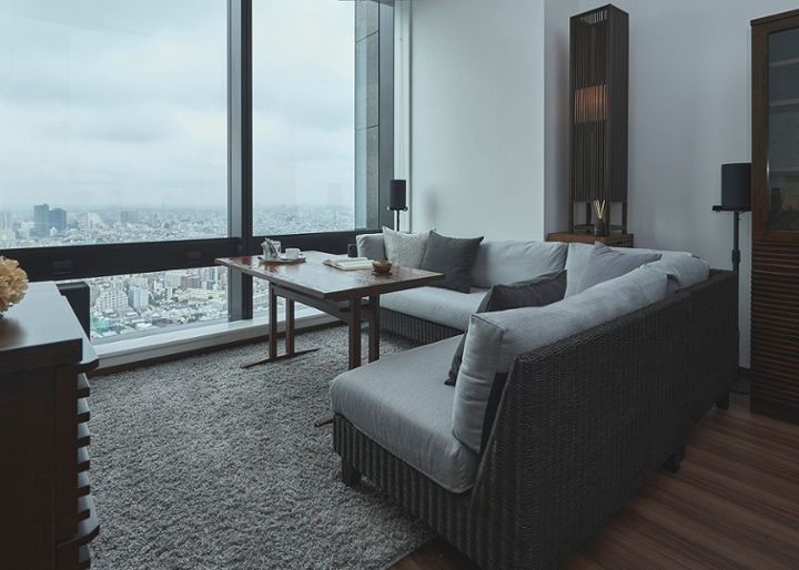 ラン・コンパクトソファ 2P片アーム (ラタン)：画像13