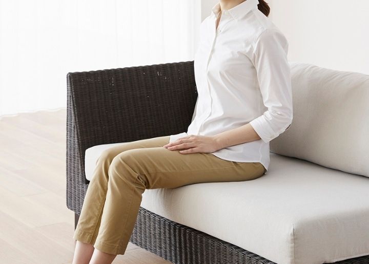 ラン・コンパクトソファ 2P片アーム (ラタン)：画像45