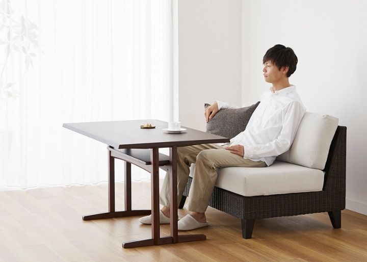 ラン・コンパクトソファ 2P片アーム (ラタン)：画像53