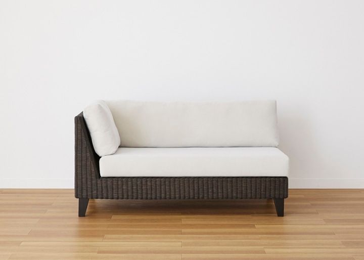 ラン・コンパクトソファ 2P片アーム (ラタン)：画像64
