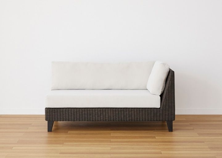 ラン・コンパクトソファ 2P片アーム (ラタン)：画像68