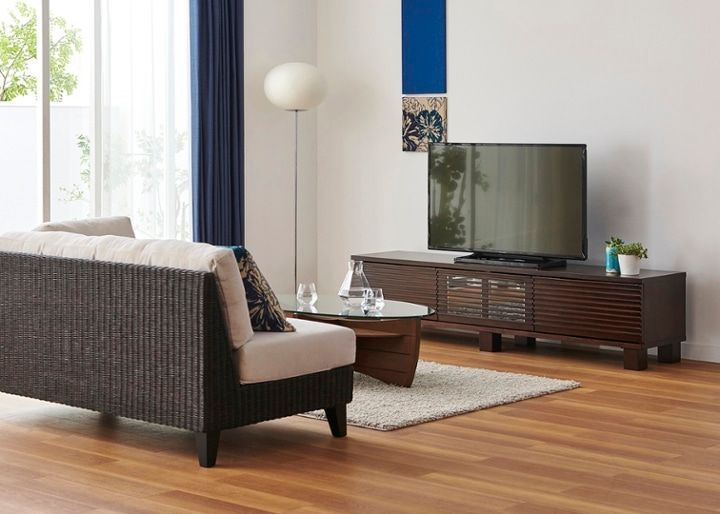 ラン・コンパクトソファ 2P片アーム (ラタン)：画像69