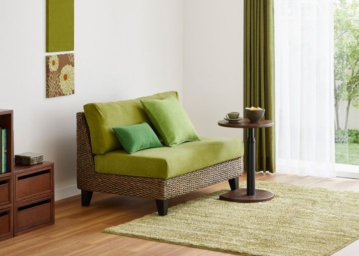 ラン・コンパクトソファ 2P 1100 ベンチ (ヒヤシンス)：画像23