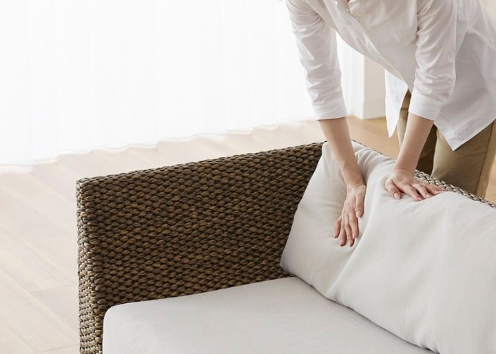 ラン・コンパクトソファ 2P 1100 ベンチ (ヒヤシンス)：画像45