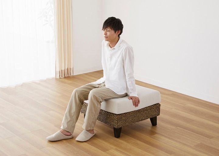 ラン・コンパクトソファ オットマン (ヒヤシンス)：画像25