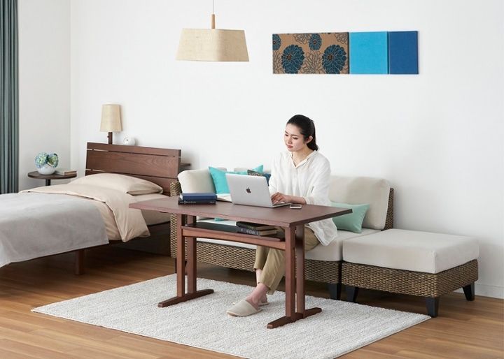 ラン・コンパクトソファ オットマン (ヒヤシンス)：画像28