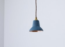 高岡銅器 tone pendant light spot (花緑青)