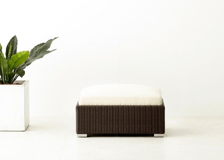 ガーデン・ソファ オットマン (TPアイボリー)