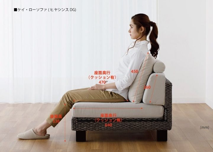 ケイ・ローソファ ベンチ (ヒヤシンスDG)：画像22