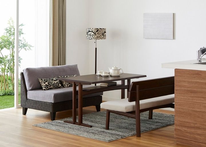 モク・ソファダイニングテーブル 1200:画像17