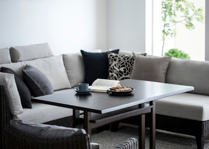 モク・ソファダイニングテーブル 1200:画像2