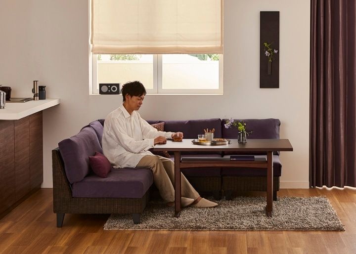 モク・ソファダイニングテーブル 1200:画像6