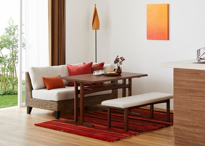 モク・ソファダイニングテーブル 1200 (GB)：画像14