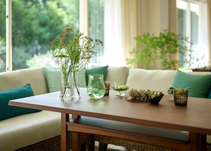 モク・ソファダイニングテーブル 1200 (GB)：画像4