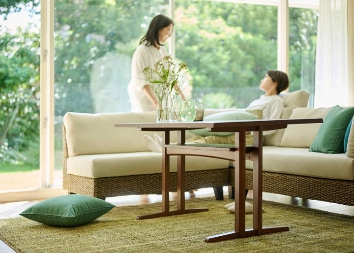 モク・ソファダイニングテーブル 1200 (GB)：画像5