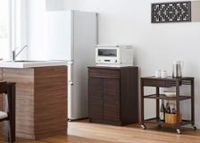 〈たのめる便〉a.flat エーフラット キッチンカウンター アジアンテイスト たのめる便〉a.flat エーフラット キッチンカウンター アジアン